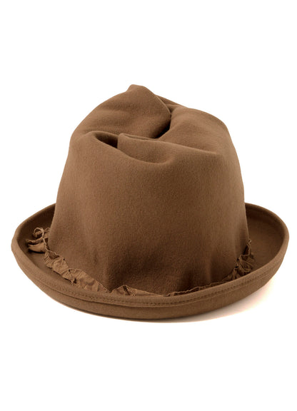 WOOL HAT BODY B ROLLED CROWN