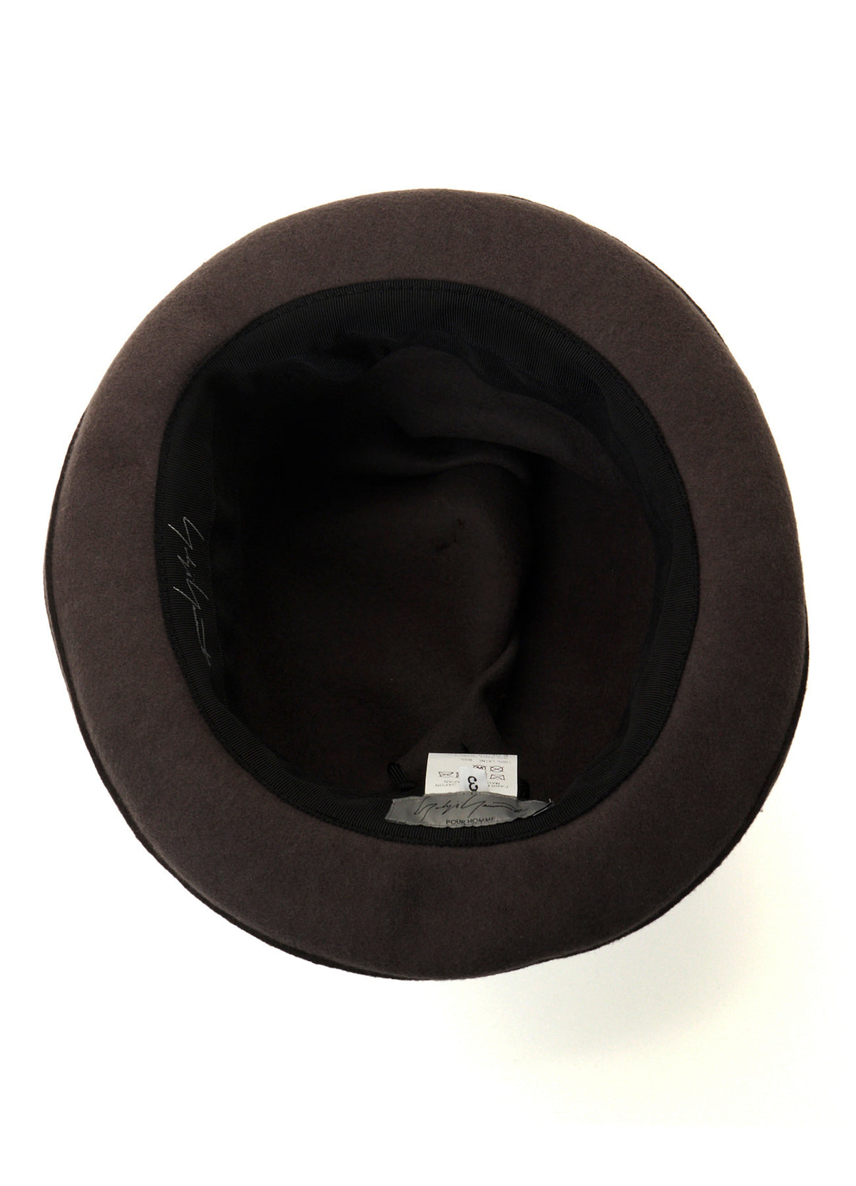 WOOL HAT BODY B ROLLED CROWN