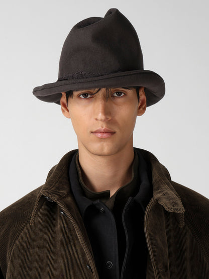 WOOL HAT BODY B ROLLED CROWN