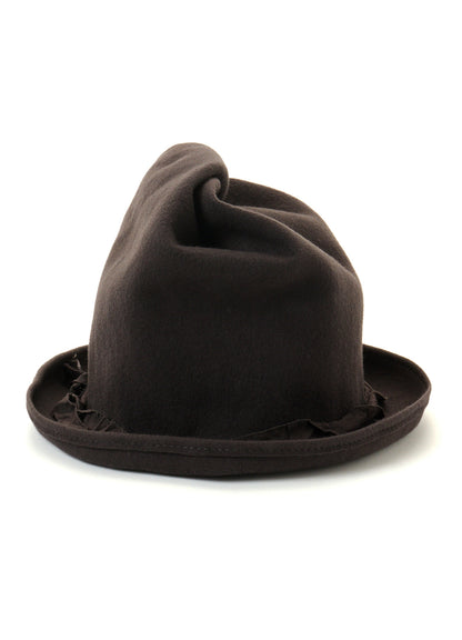 WOOL HAT BODY B ROLLED CROWN