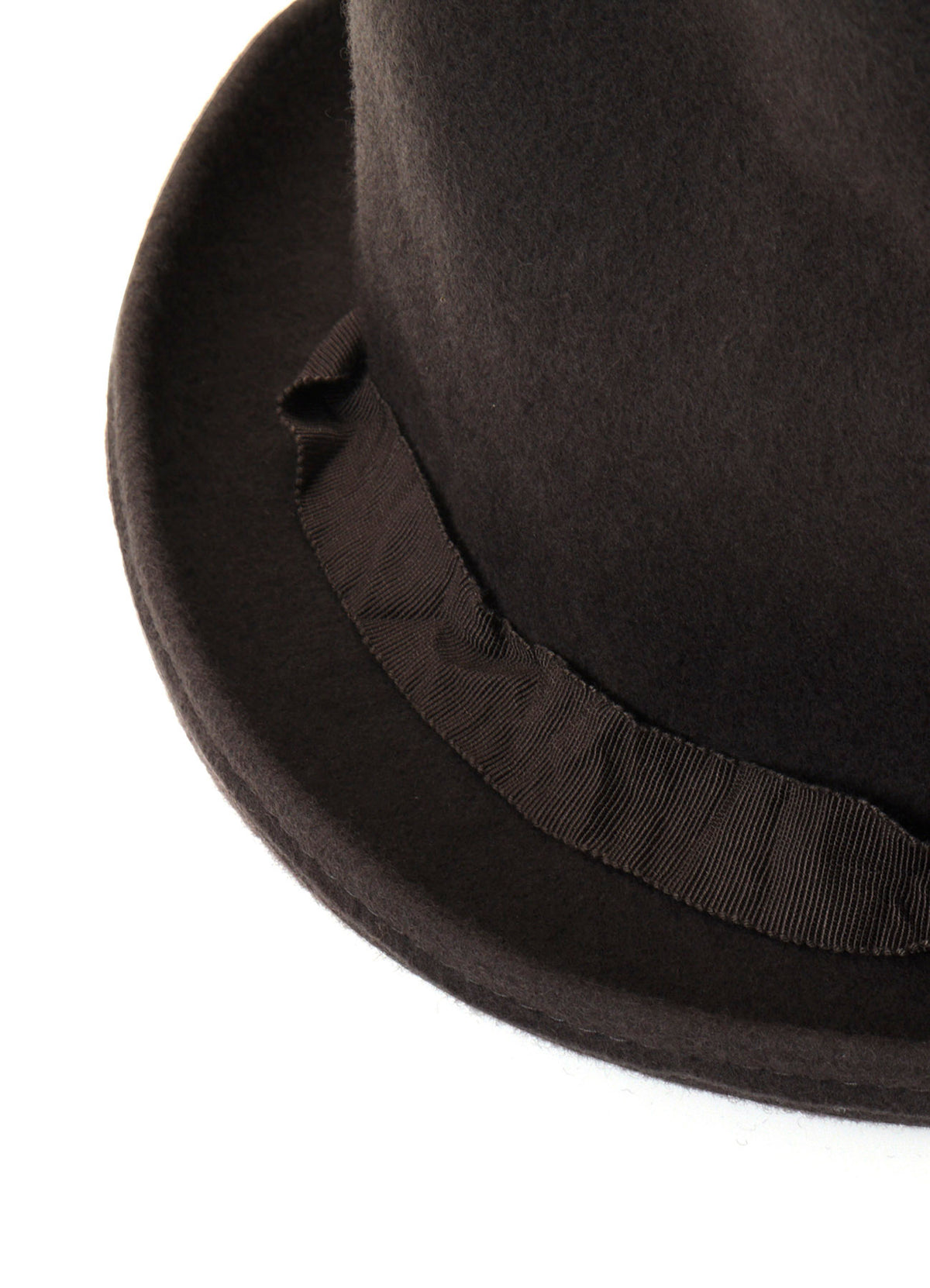 WOOL HAT BODY B ROLLED CROWN
