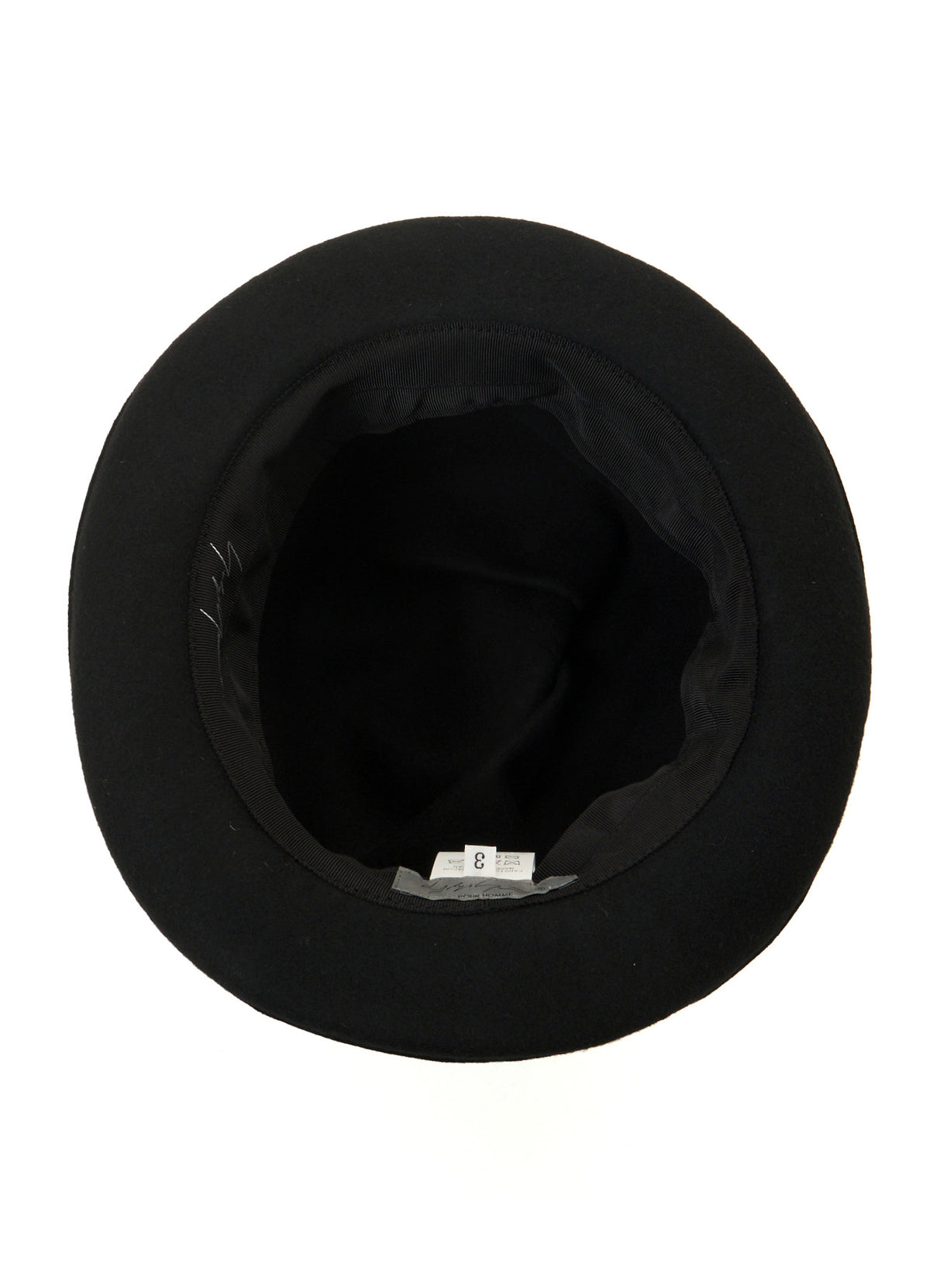 WOOL HAT BODY B ROLLED CROWN