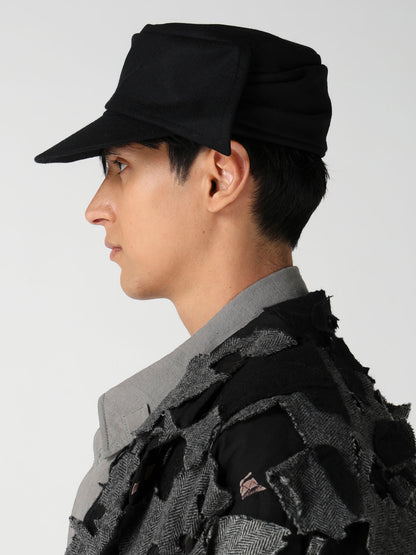 WOOL FLANNEL WORK CAP