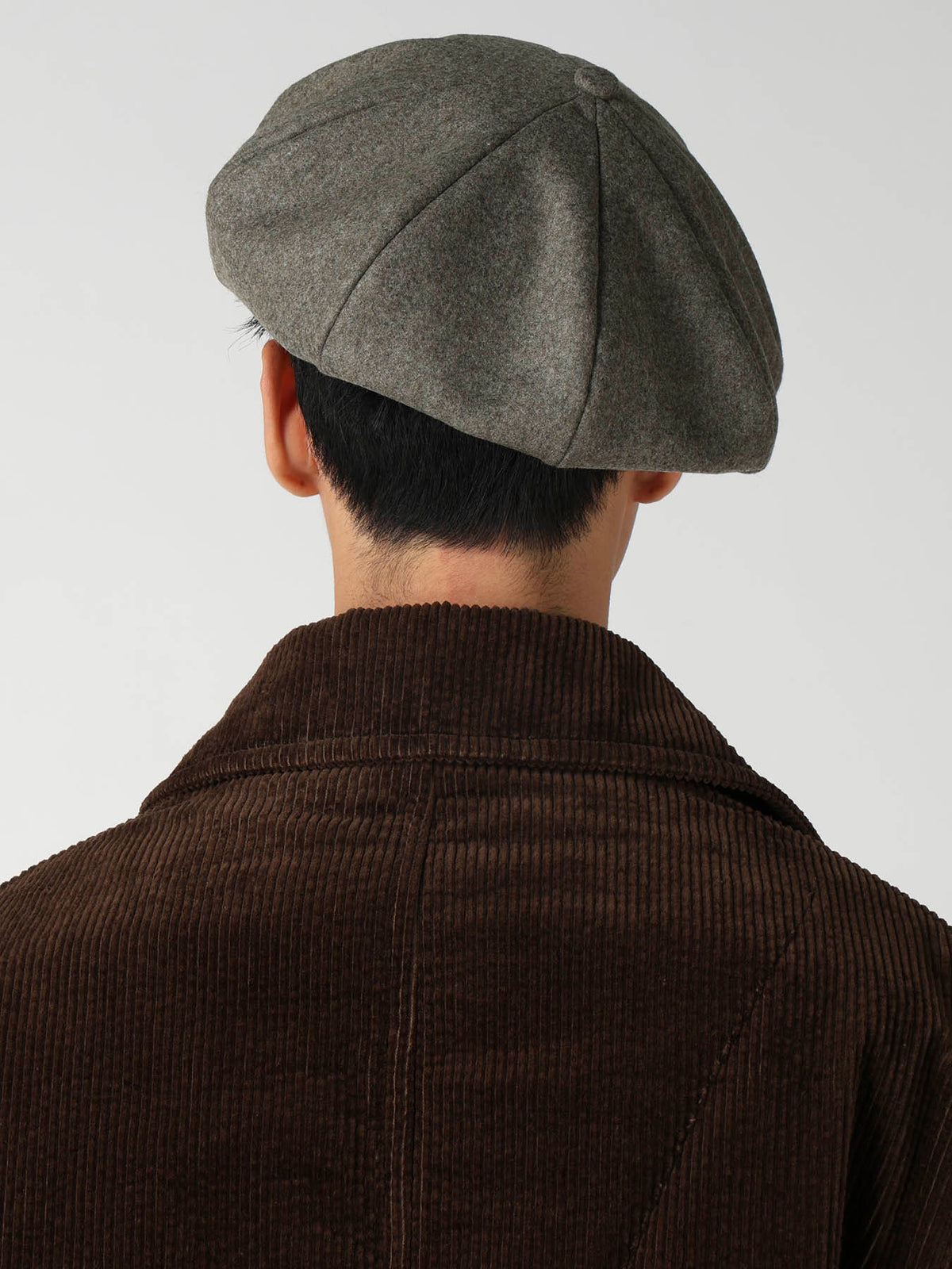 1/16 WOOL FLANNEL 8 PANEL CASQUETTE A