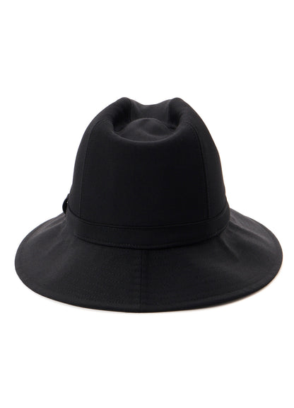 WOOL GABARDINE FEDORA HAT