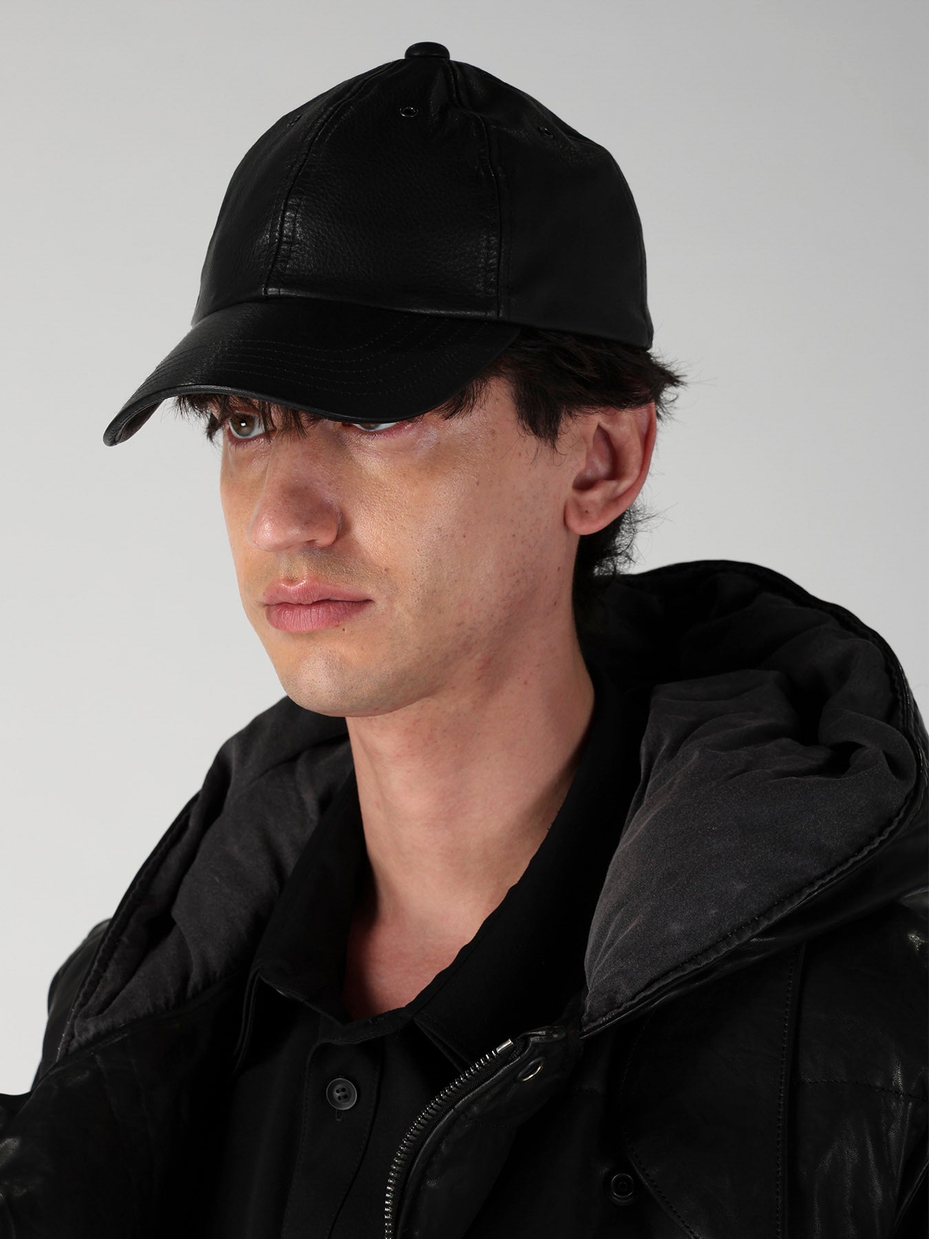 FURNITURE LEATHER BASEBALL CAP