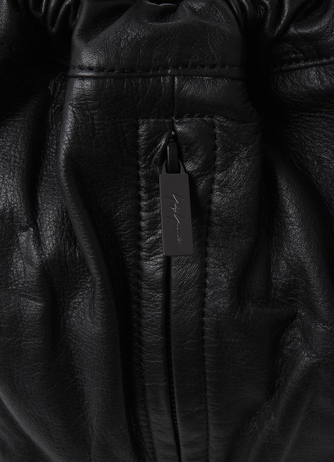GARMENT LEATHER LETHER DRAWSTRING SACK