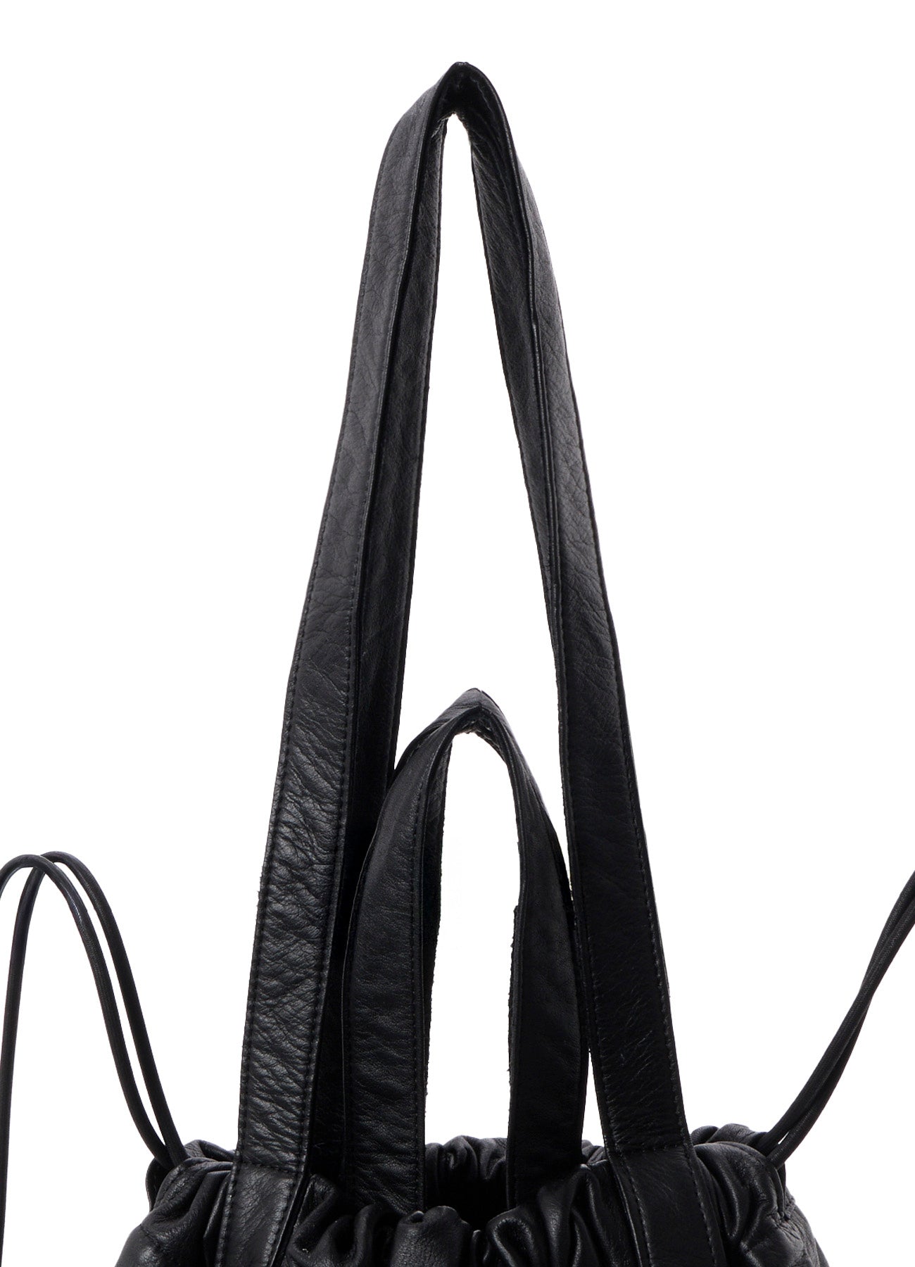 GARMENT LEATHER LETHER DRAWSTRING SACK