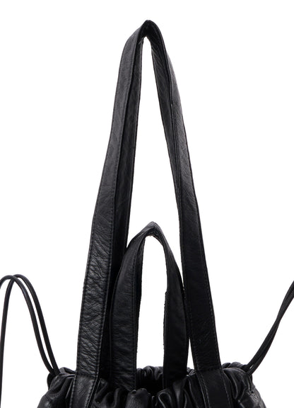 GARMENT LEATHER LETHER DRAWSTRING SACK