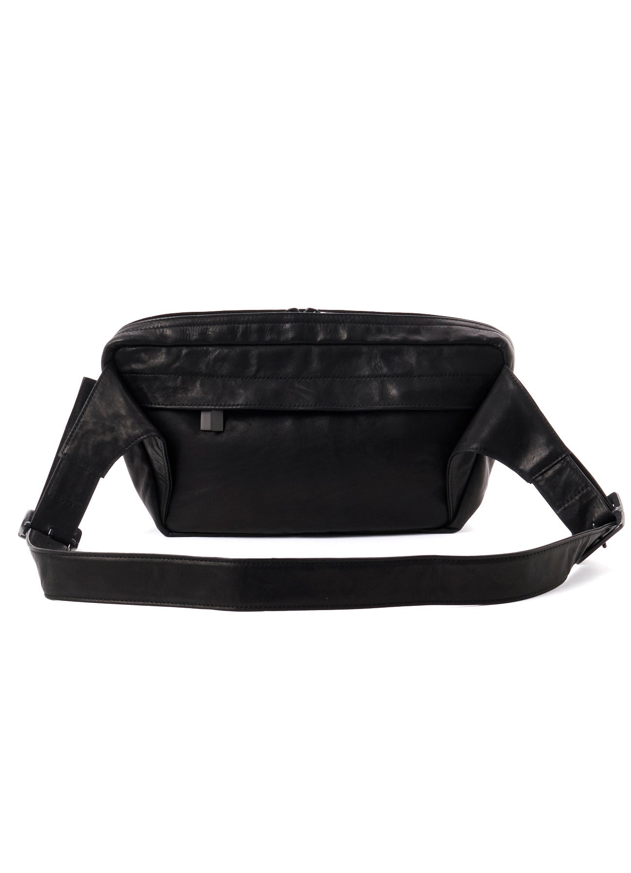 SHRINKED HORSE LEATHER MILITARY BODY BAG