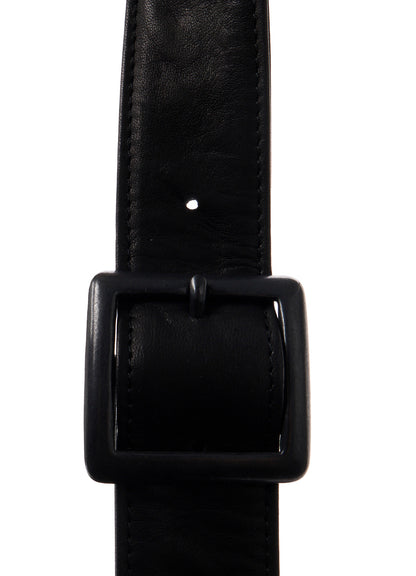 SHRINKED HORSE LEATHER MILITARY BODY BAG