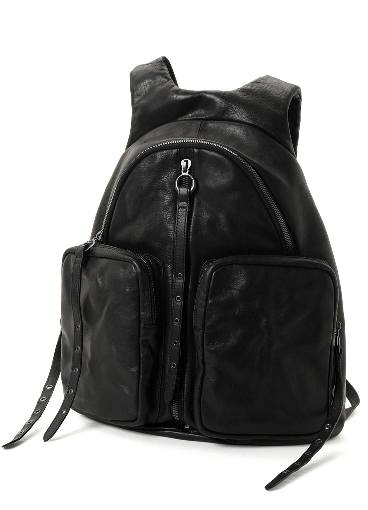 MIMOSA LEATHER  FRONT POCKET BACKPACK