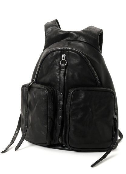 MIMOSA LEATHER  FRONT POCKET BACKPACK