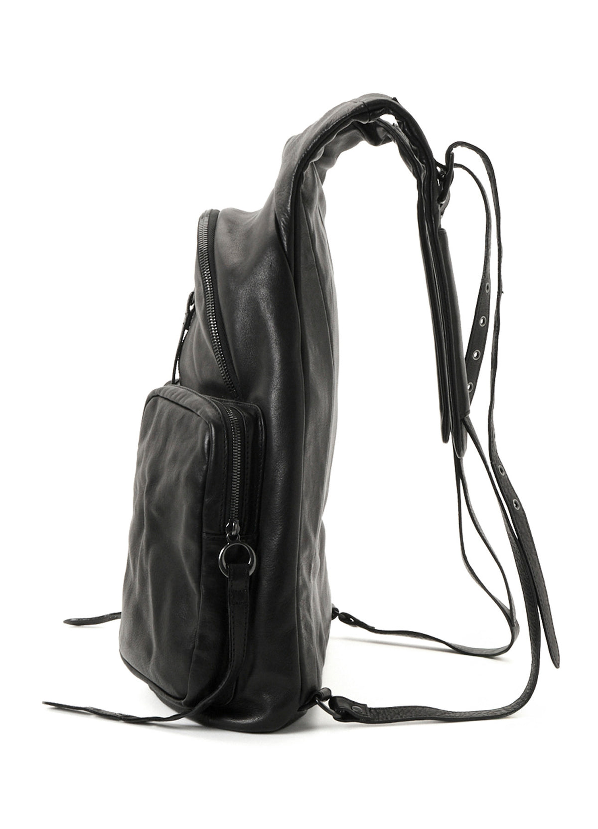 MIMOSA LEATHER  FRONT POCKET BACKPACK