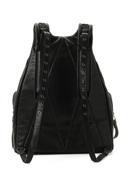 MIMOSA LEATHER  FRONT POCKET BACKPACK
