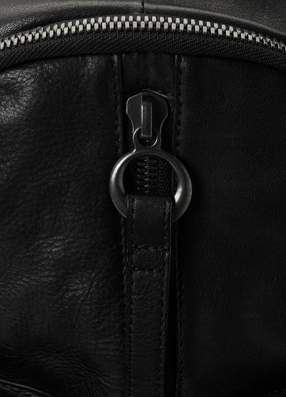 MIMOSA LEATHER  FRONT POCKET BACKPACK