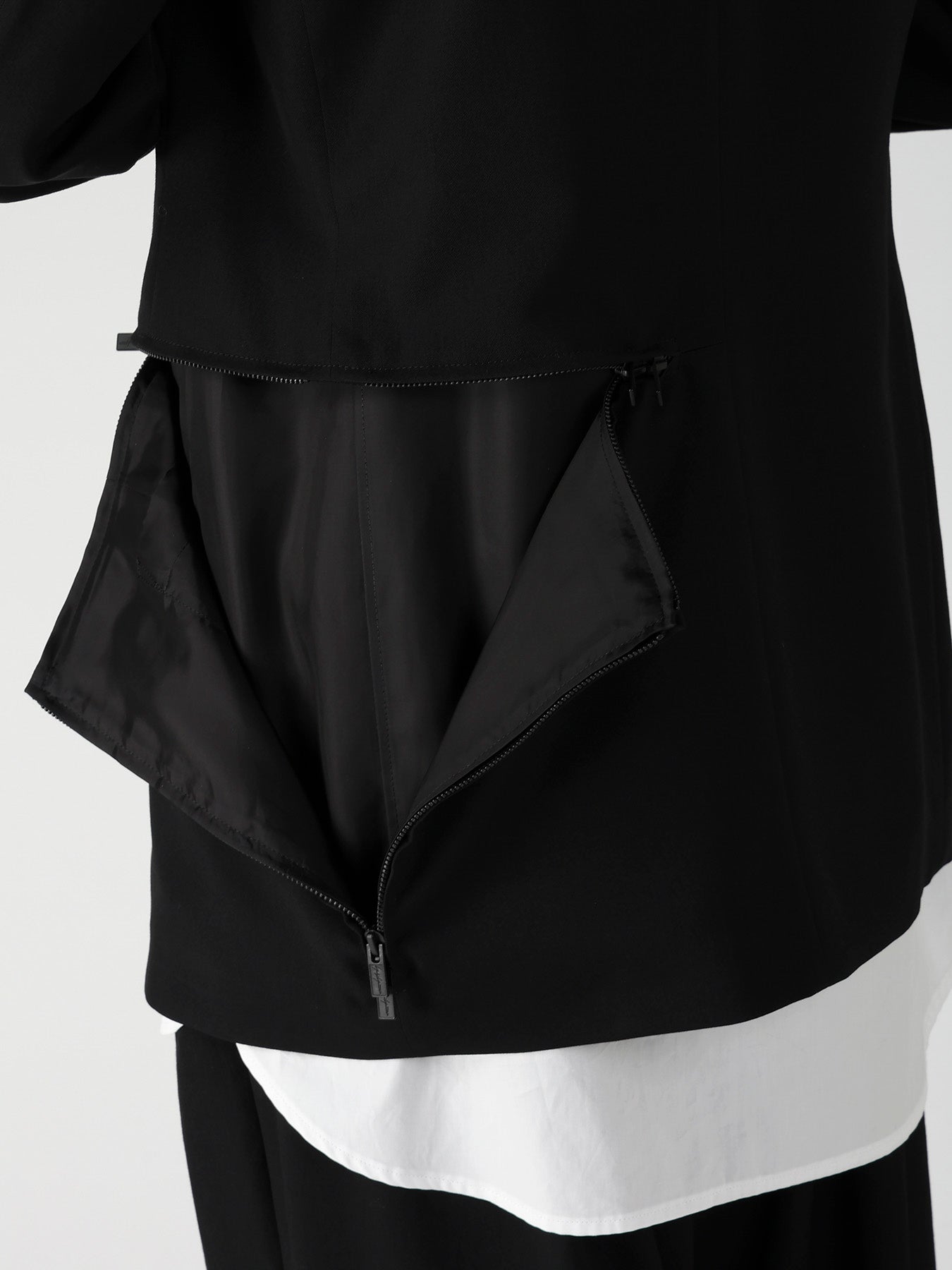 WOOL GABARDINE NOTCH WOOL GABARDINE JACKET