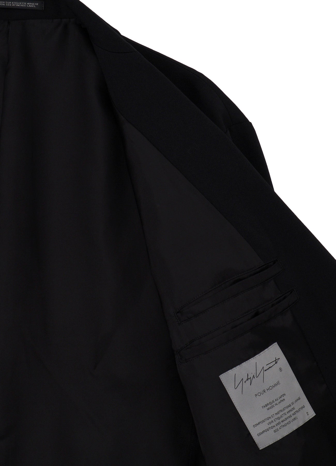 WOOL GABARDINE NOTCH WOOL GABARDINE JACKET