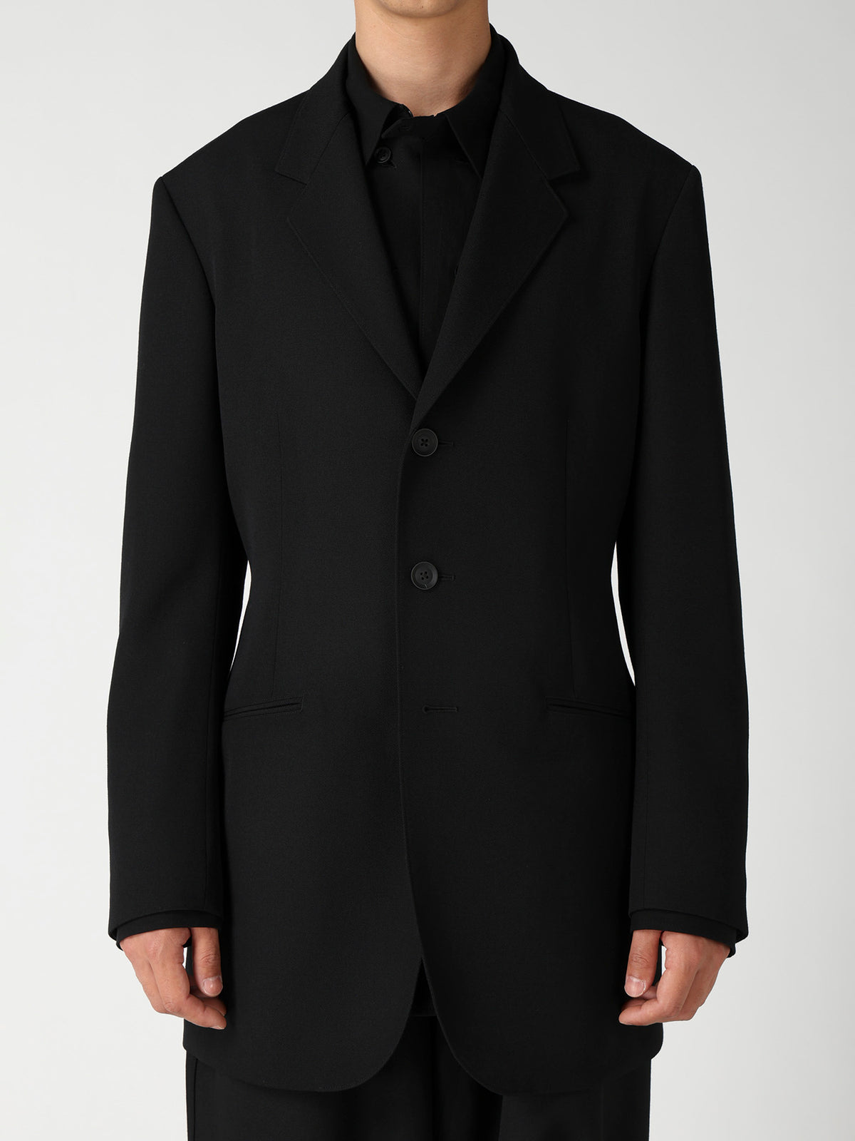 ARMY GABARDINE 3B SIDE SLIT JACKET