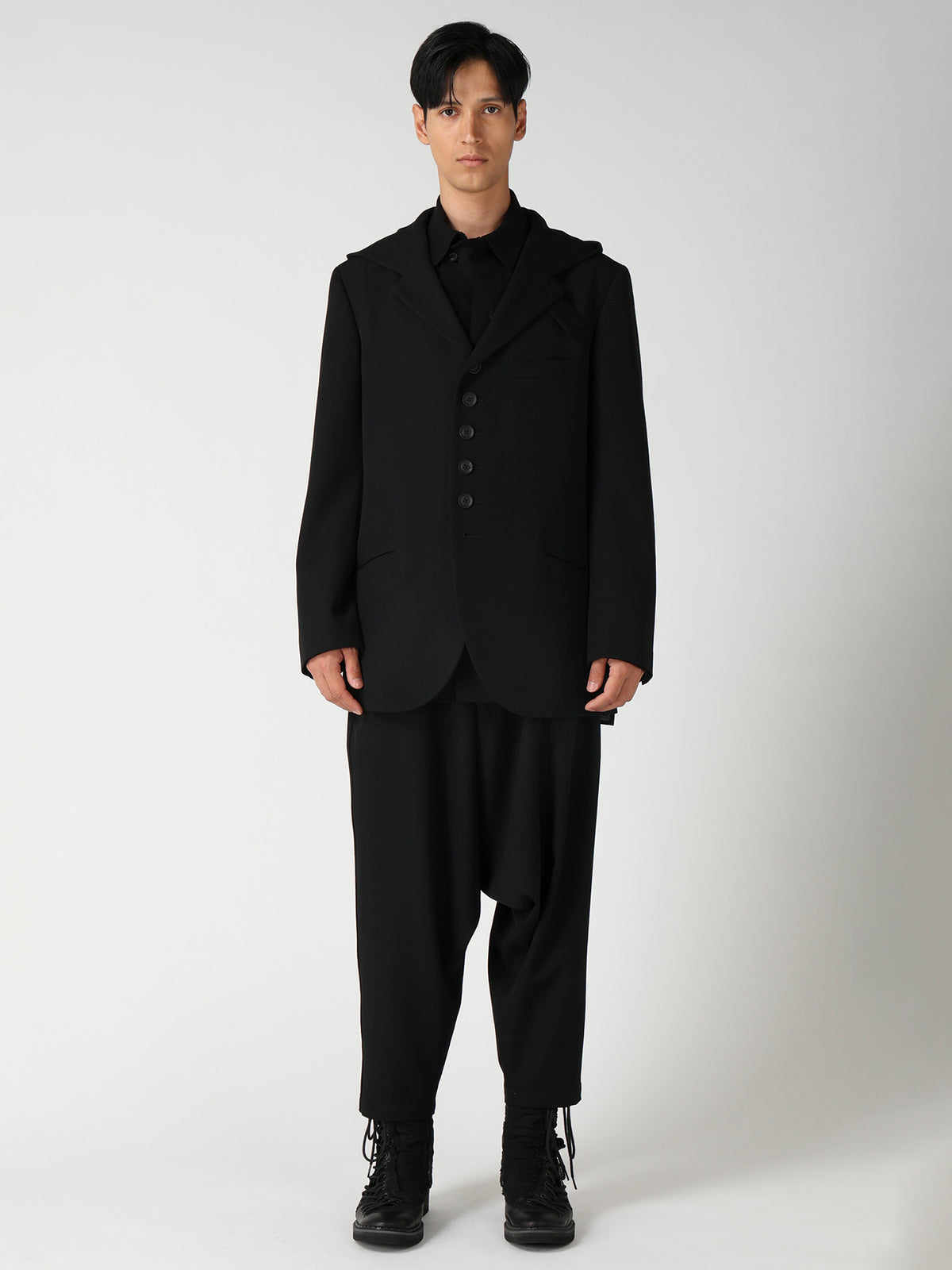 ARMY GABARDINE HOODIE JACKET