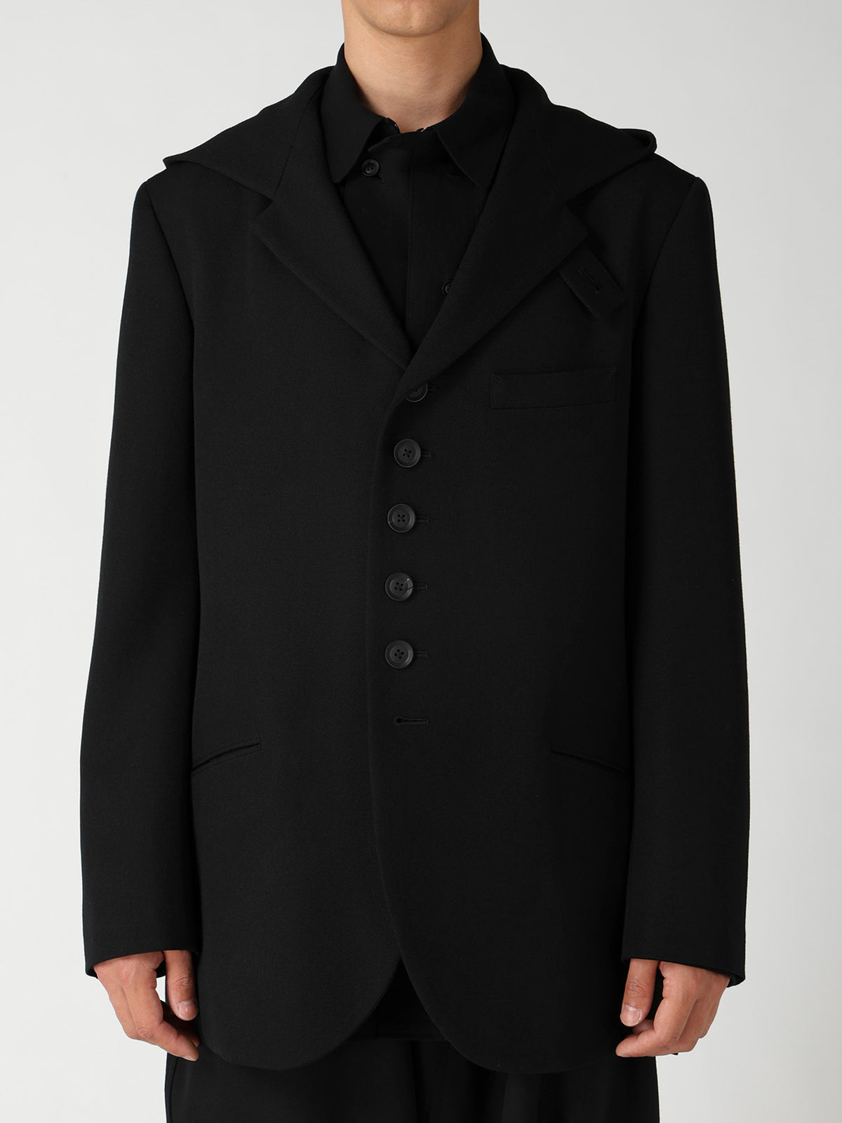 ARMY GABARDINE HOODIE JACKET