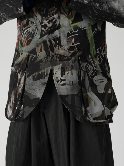 PE GRAPHITE KH GRAFFITI KHAKI JACKET