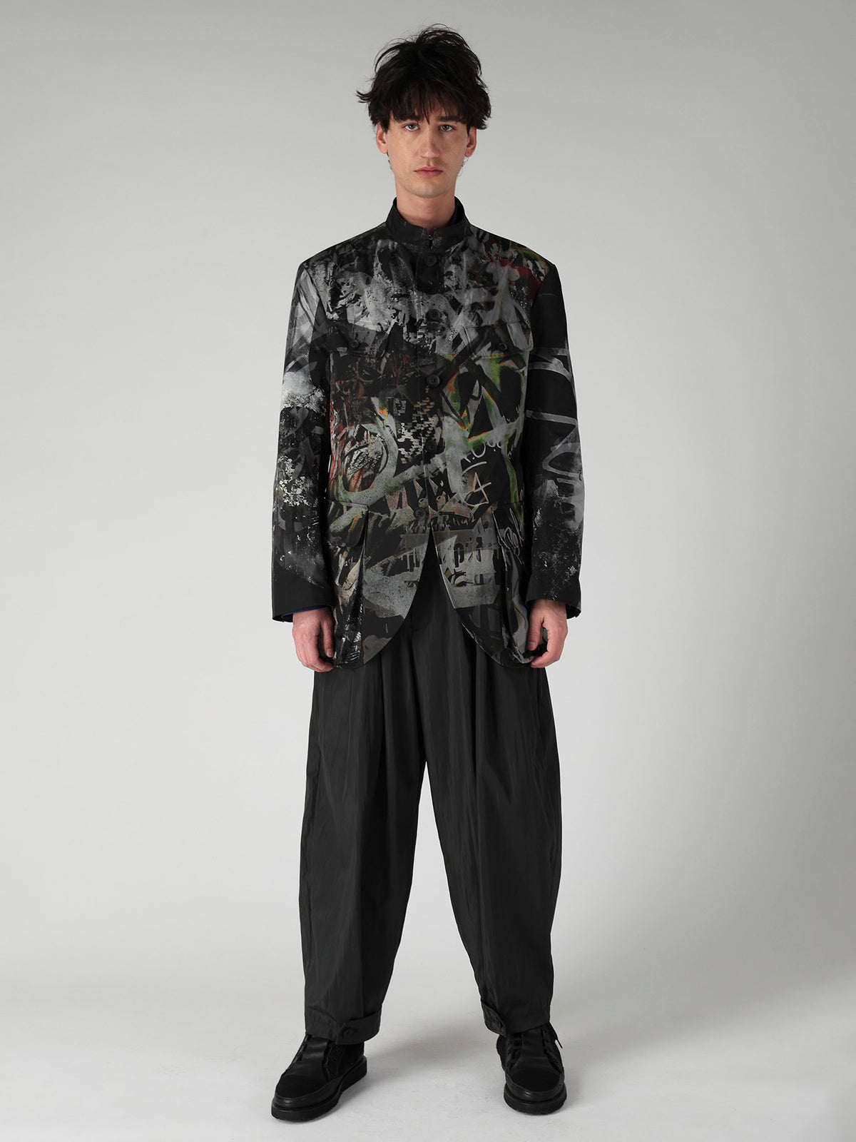 PE GRAPHITE KH GRAFFITI KHAKI JACKET