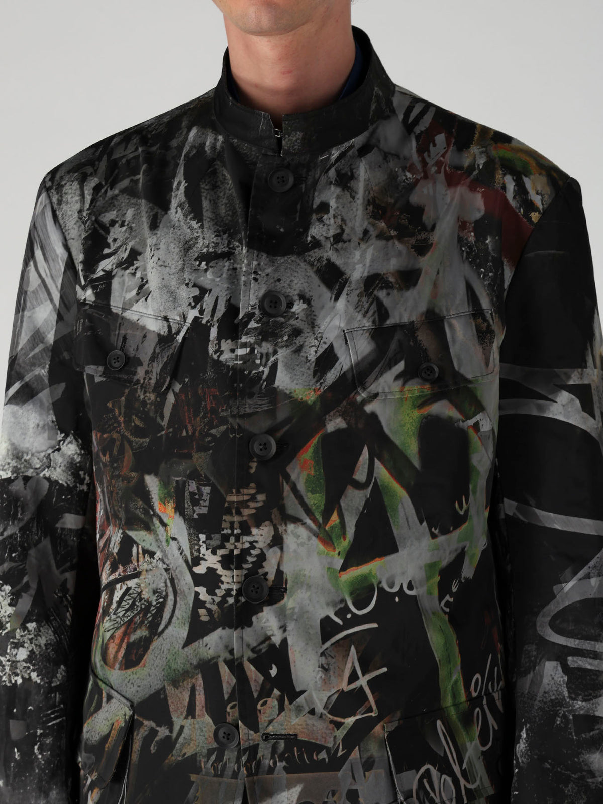 PE GRAPHITE KH GRAFFITI KHAKI JACKET