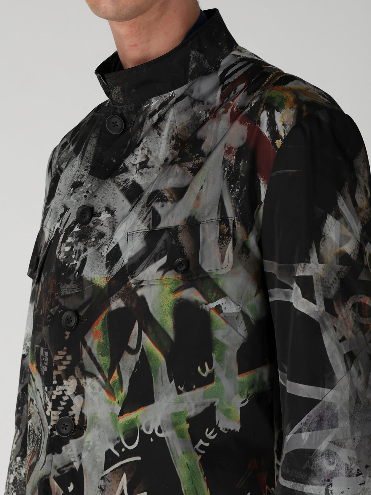 PE GRAPHITE KH GRAFFITI KHAKI JACKET