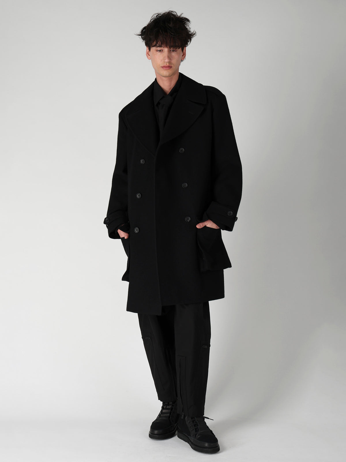 MELTON STEAM 6 BOTTONS DOUBLE JACKET