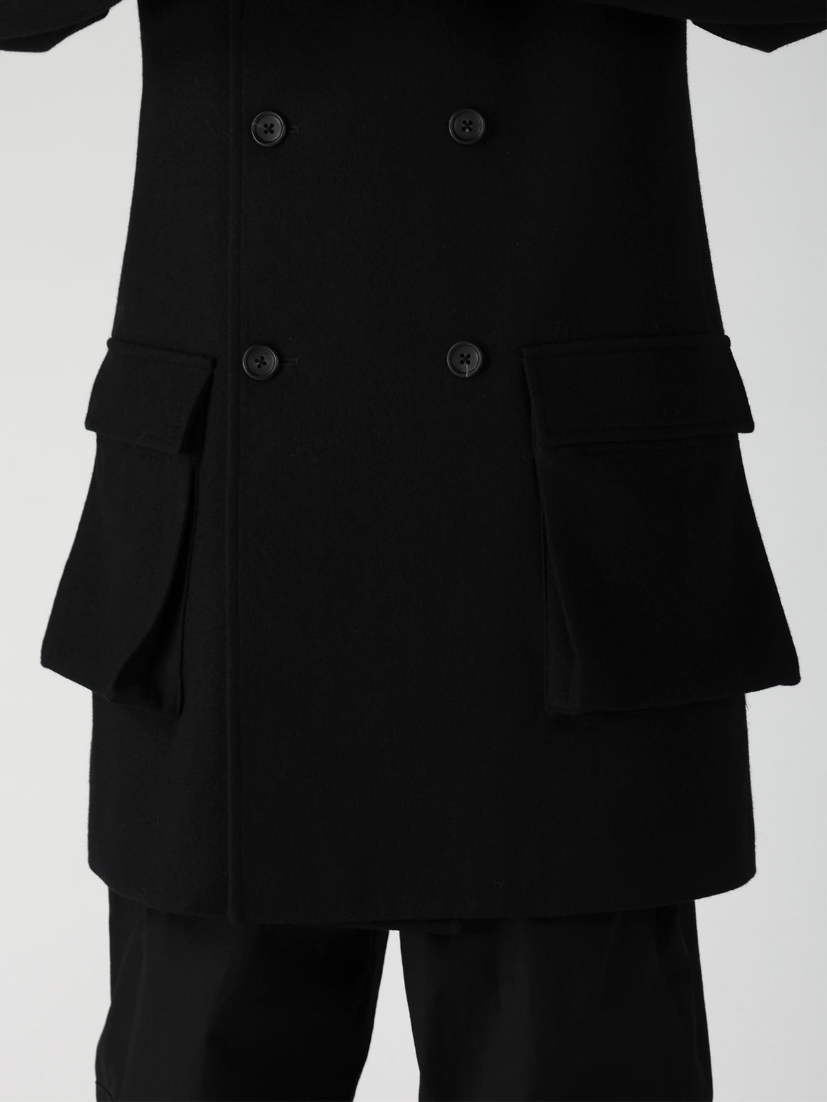 MELTON STEAM 6 BOTTONS DOUBLE JACKET