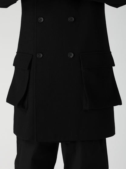 MELTON STEAM 6 BOTTONS DOUBLE JACKET