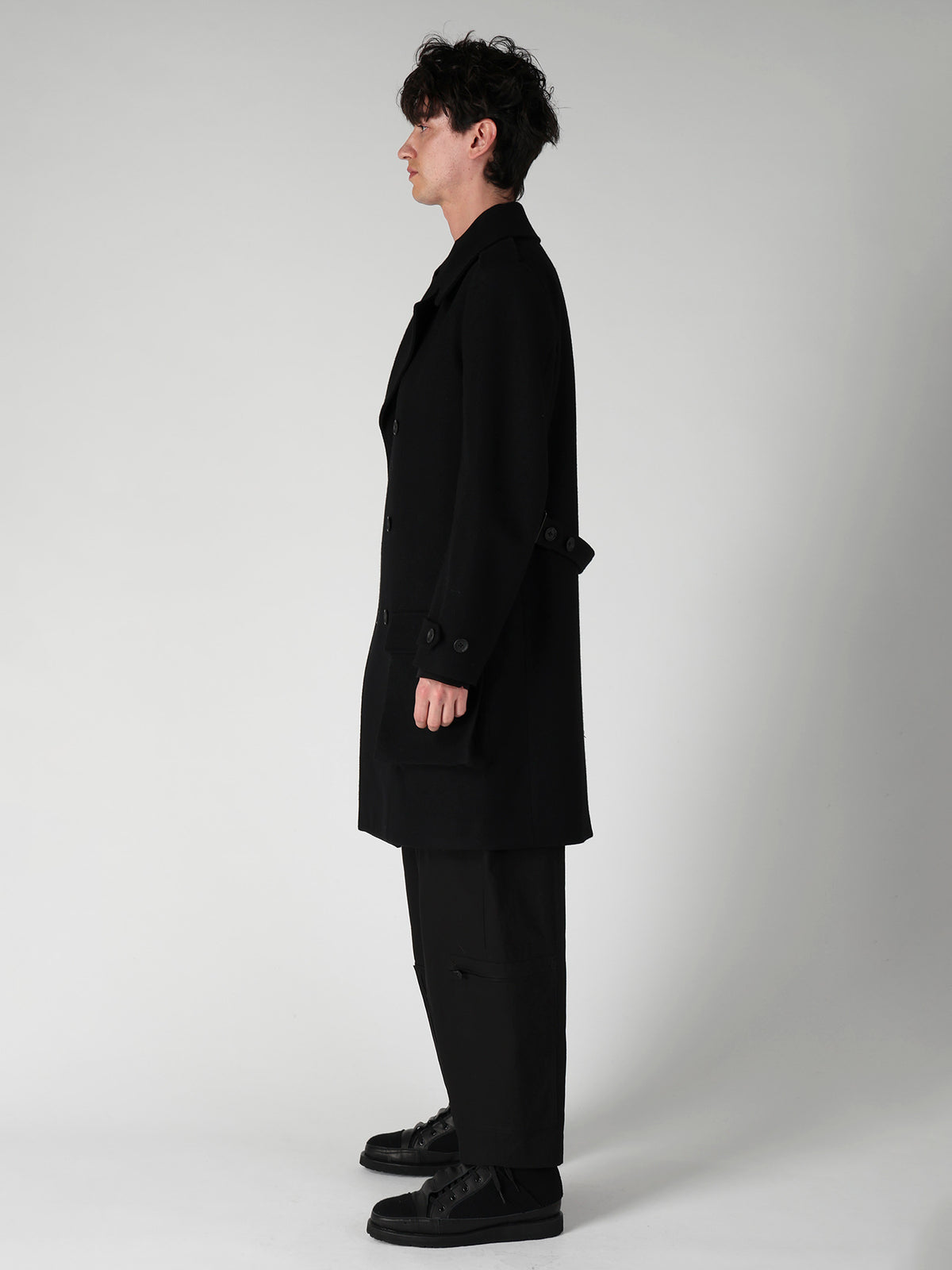 MELTON STEAM 6 BOTTONS DOUBLE JACKET