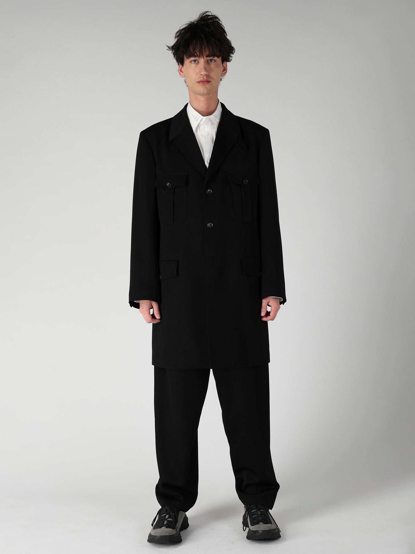 W TUXEDO 4POCKET DR. JACKET – THE SHOP YOHJI YAMAMOTO