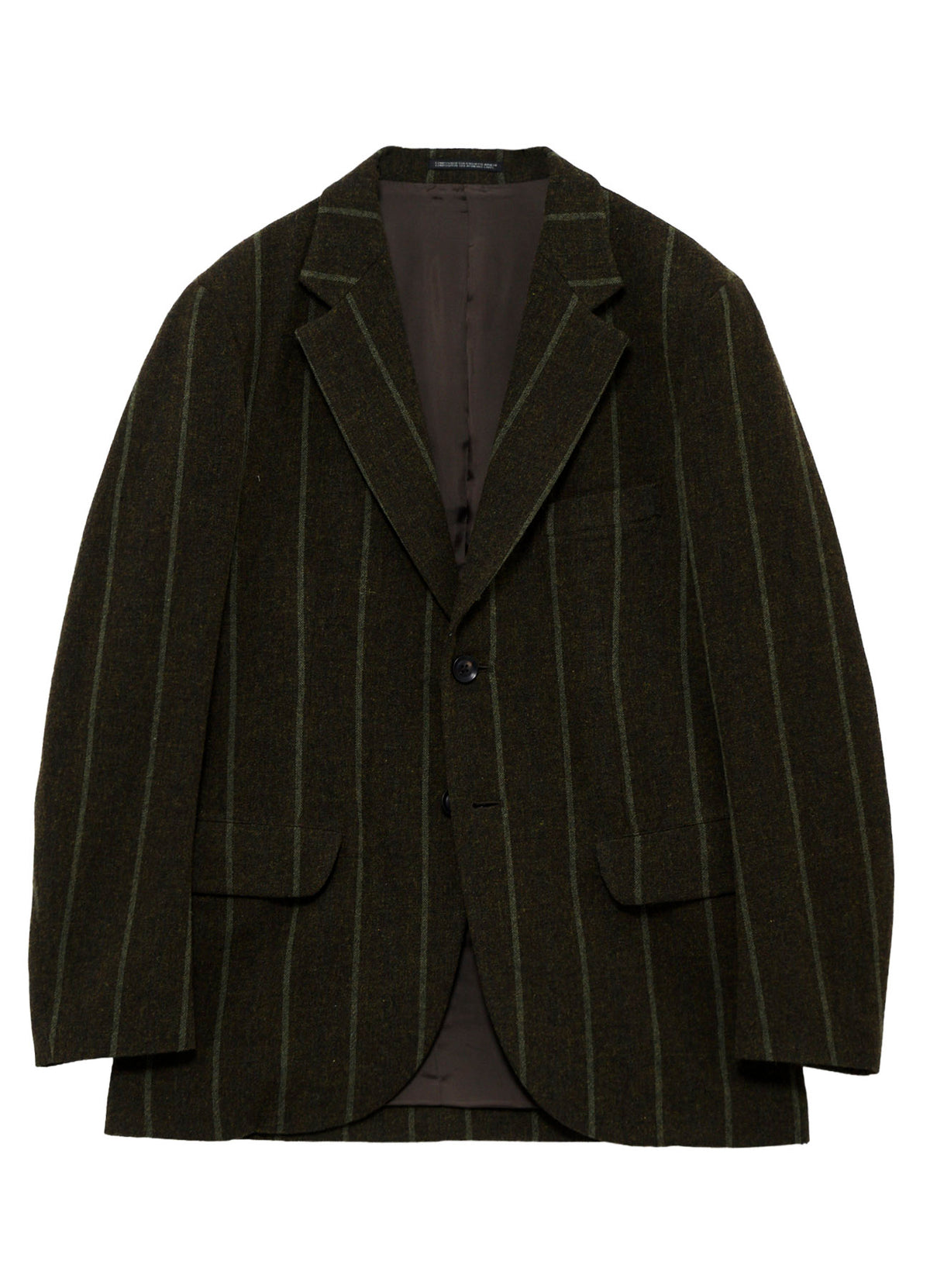 SPUN COLOR STRIPE 2 BUTTONS NOTCHED JACKET
