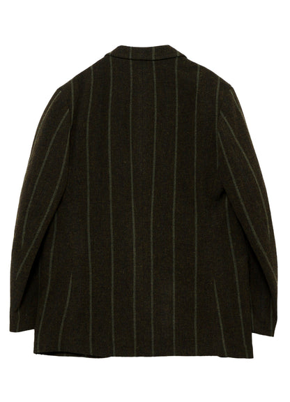 SPUN COLOR STRIPE 2 BUTTONS NOTCHED JACKET