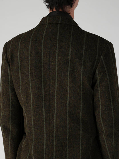 SPUN COLOR STRIPE 2 BUTTONS NOTCHED JACKET