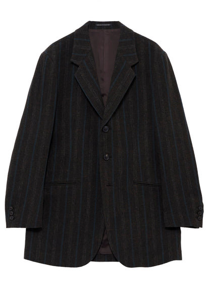 SPUN COLOR STRIPE BR 3B DOUBLE WELT JACKET