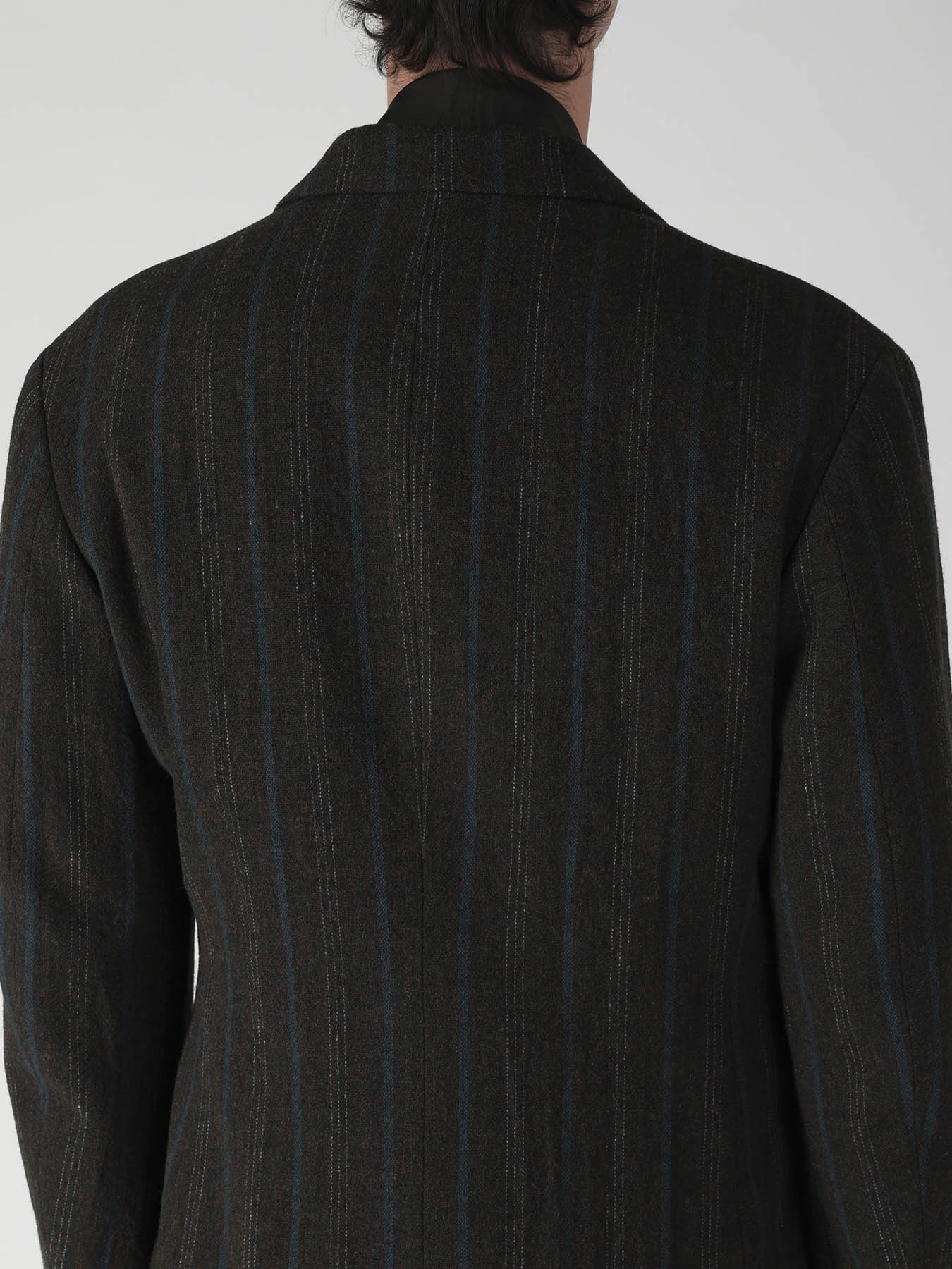 SPUN COLOR STRIPE BR 3B DOUBLE WELT JACKET