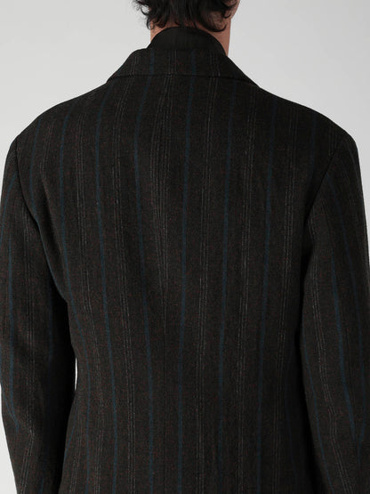 SPUN COLOR STRIPE BR 3B DOUBLE WELT JACKET