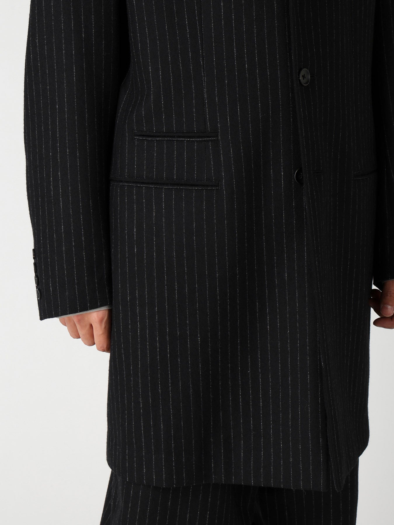 TOP STRIPE FLANNEL DR. JACKET – THE SHOP YOHJI YAMAMOTO