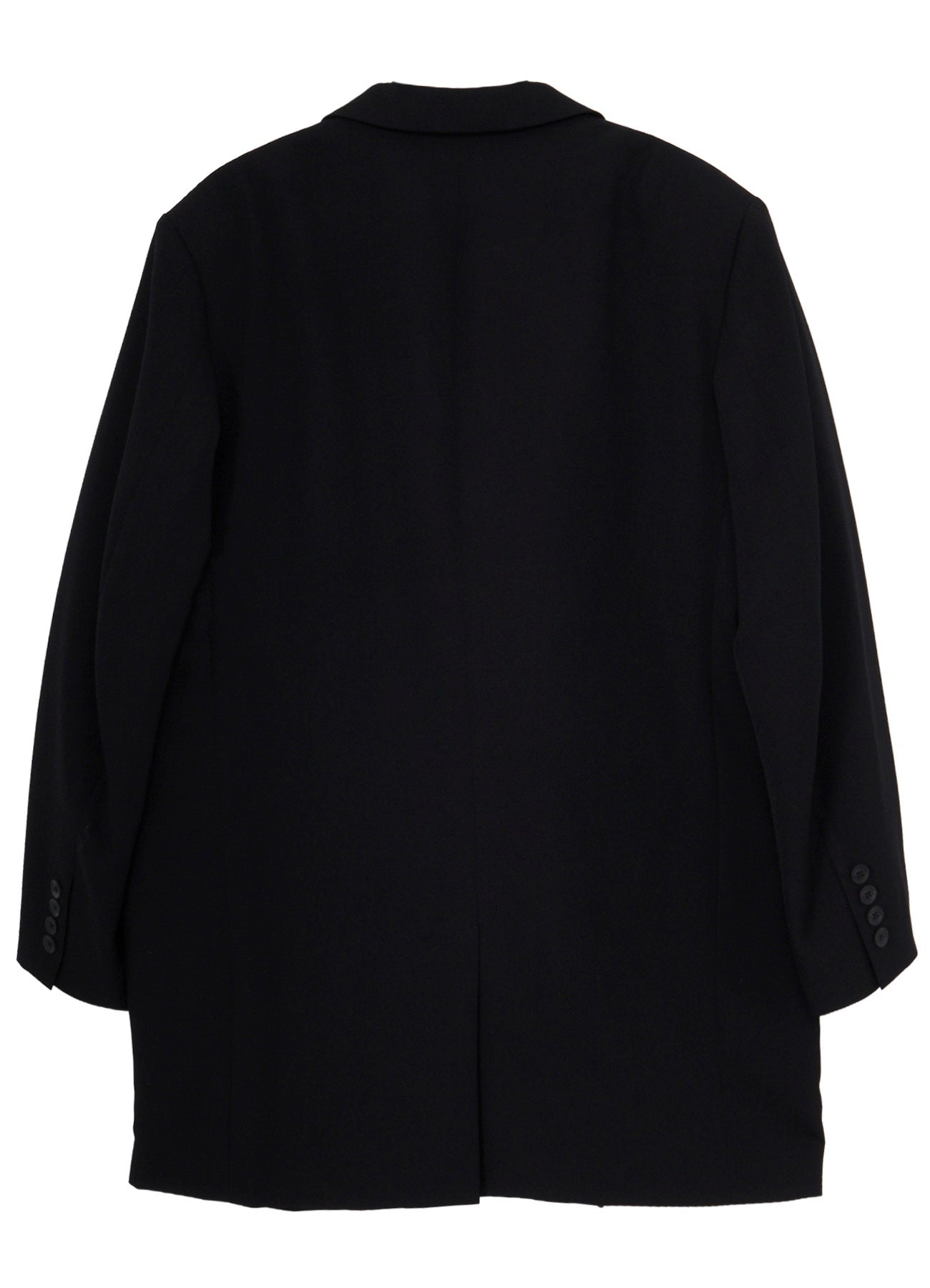 WOOL GABARDINE 2BUTTONS FLAP JACKET