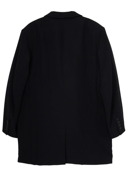 WOOL GABARDINE 2BUTTONS FLAP JACKET