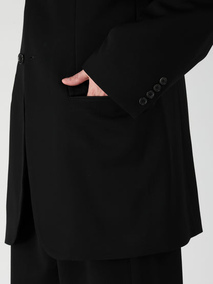 W TUXEDO 2BUTTONS FLAP JACKET