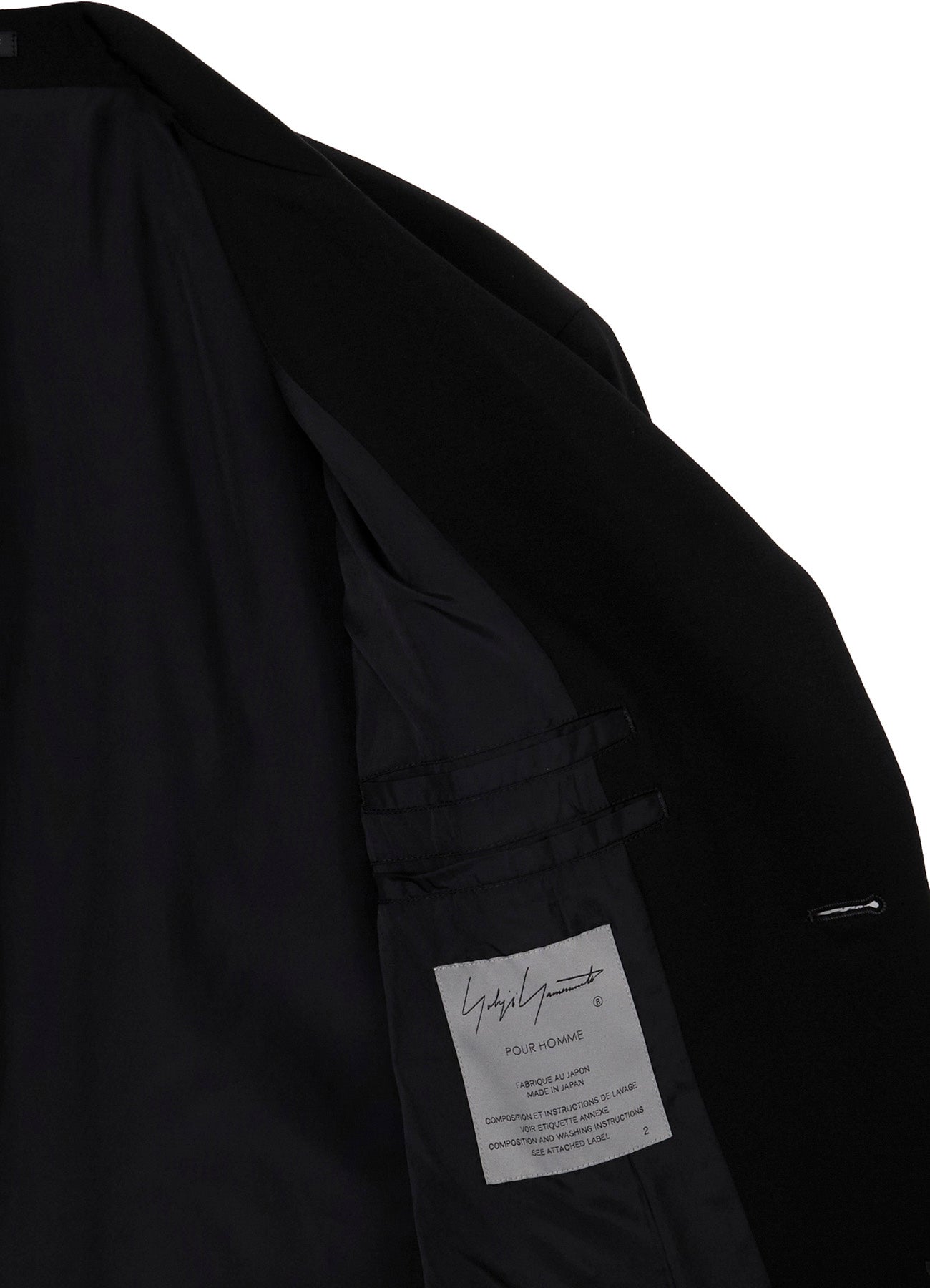 W TUXEDO 2BUTTONS FLAP JACKET