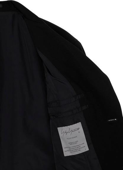 W TUXEDO 2BUTTONS FLAP JACKET