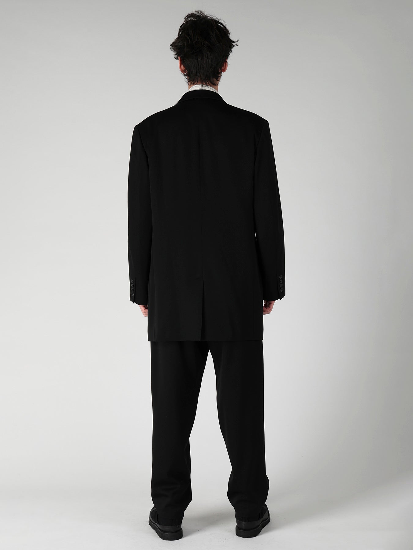 W TUXEDO 2BUTTONS FLAP JACKET
