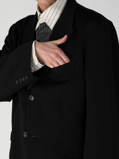 W TUXEDO 2BUTTONS FLAP JACKET
