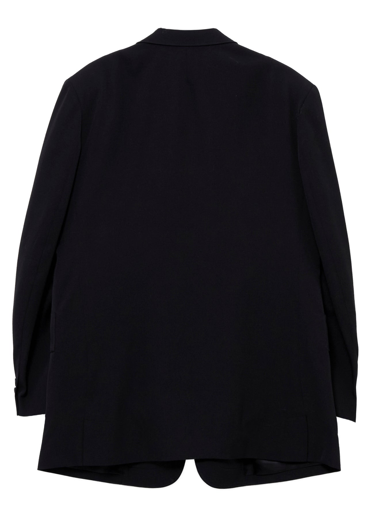 WOOL GABARDINE LAPEL PANEL 2BUTTONS JACKET