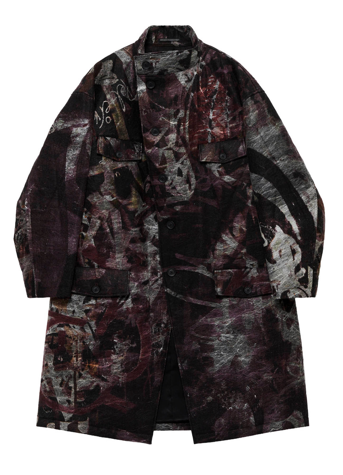 GRAFFITI KHAKI PADDED JACKET